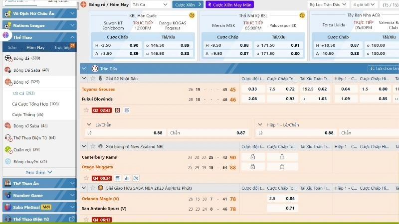 Giới thiệu về cá cược bóng rổ trực tuyến tại 33win