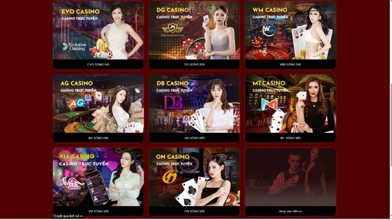 33win là đối tác của nhiều nền tảng casino trực tuyến uy tín